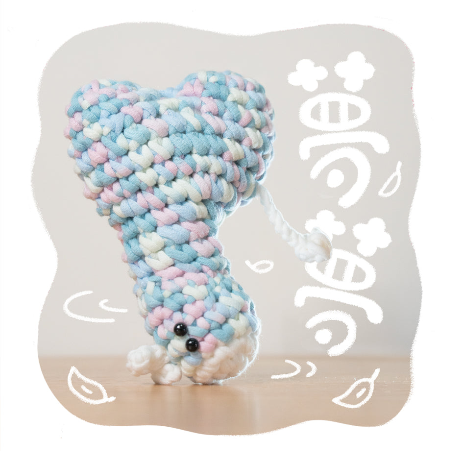 小動物系列｜《夢夢》新手鈎針材料包｜二星難度｜廣東話原創教程